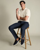 Pure Linen Pants – Navy