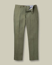Pure Linen Pants Green