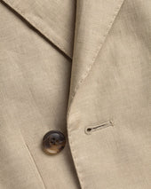 Double Breasted Pure Linen Jacket
