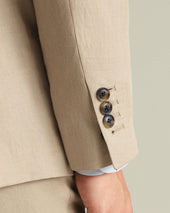 Double Breasted Pure Linen Jacket