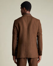 Double Breasted Pure Linen Suit