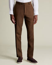 Double Breasted Pure Linen Suit