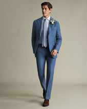 Linen Suit Blue