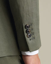Linen Suit Green