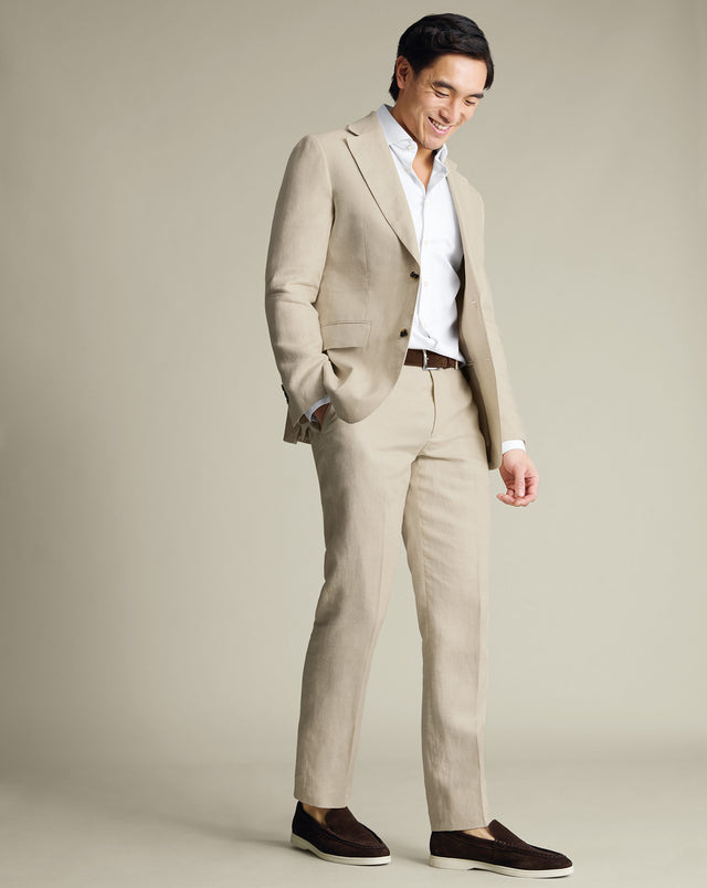 Linen Suit - Stone