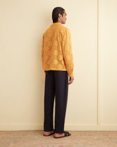 Sunflower Lace Long Sleeve Shirt Golden