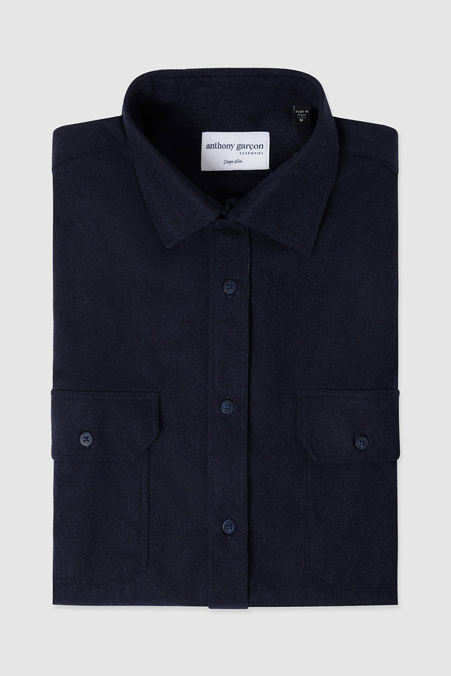 Shirt En Flanelle Hugh Marine