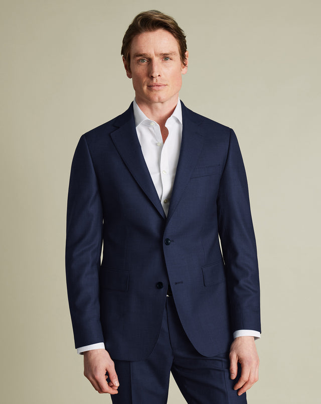 Ultimate Performance End-On-End Suit Jacket - Indigo Blue