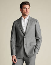 Ultimate Performance Sharkskin Suit Jacket - Grey