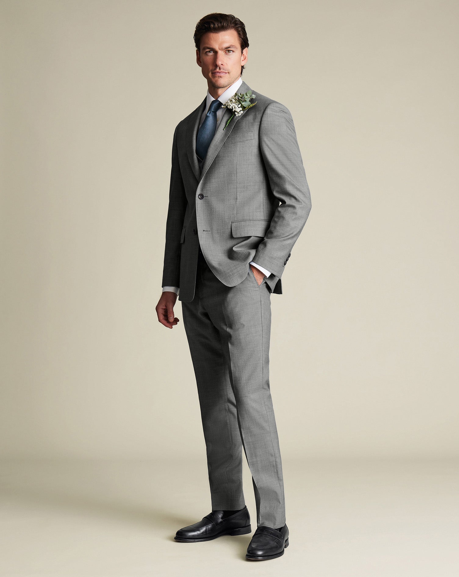 Ultimate Performance Sharkskin Suit Grey