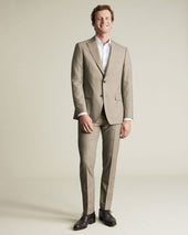 Ultimate Performance Sharkskin Suit Jacket Limestone