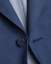 Ultimate Performance Sharkskin Suit Jacket Ink Blue