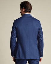 Ultimate Performance Sharkskin Suit Jacket Ink Blue