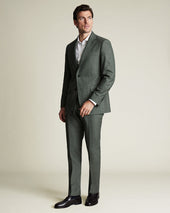 Ultimate Performance Sharkskin Suit Pants Green