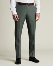 Ultimate Performance Sharkskin Suit Pants - Forest Green