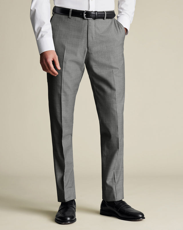 Ultimate Performance Sharkskin Suit Pants - Gray