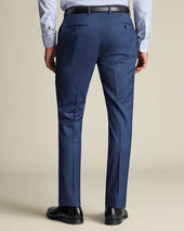 Ultimate Performance Sharkskin Suit Pants Ink Blue