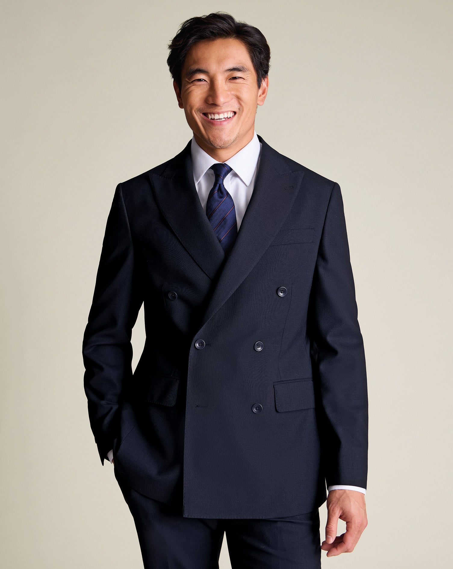Double Breasted Ultimate Performance Suit Jacket