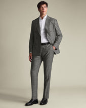 Ultimate Performance Check Suit Pants Gray