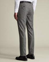 Ultimate Performance Check Suit Pants Grey