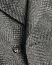 Double Breasted Ultimate Performance Check Suit Gray