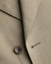 Double Breasted Ultimate Performance Herringbone Suit Jacket
