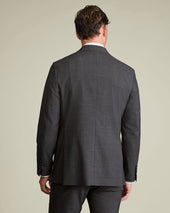 Ultimate Performance Prince Of Wales Suit Jacket Gray