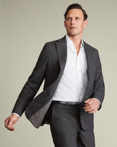 Ultimate Performance Prince of Wales Suit Jacket – Gray