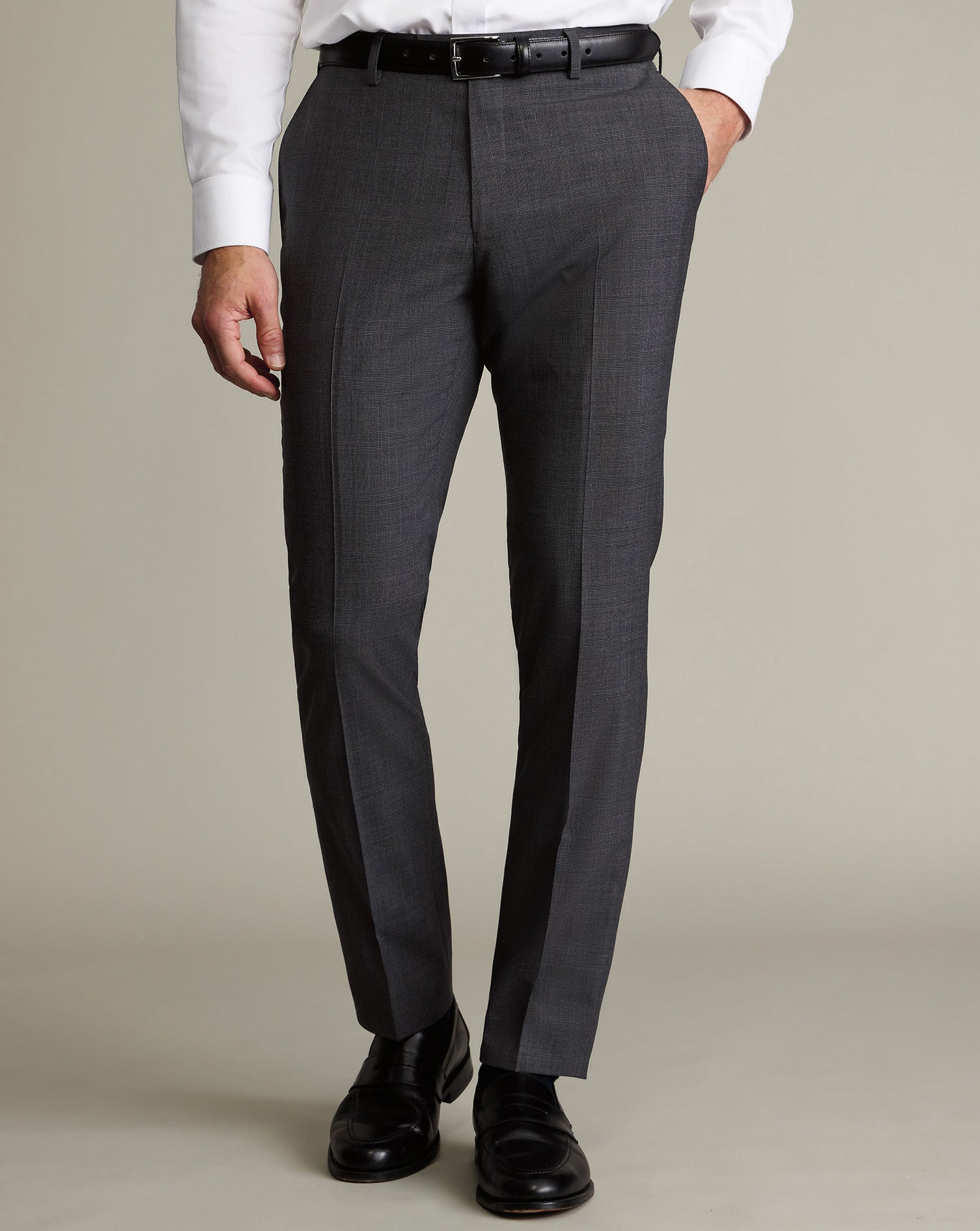 Ultimate Performance Prince Of Wales Suit Pants Grey