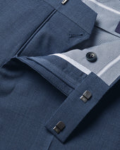 Ultimate Performance Prince Of Wales Suit Pants Ink Blue