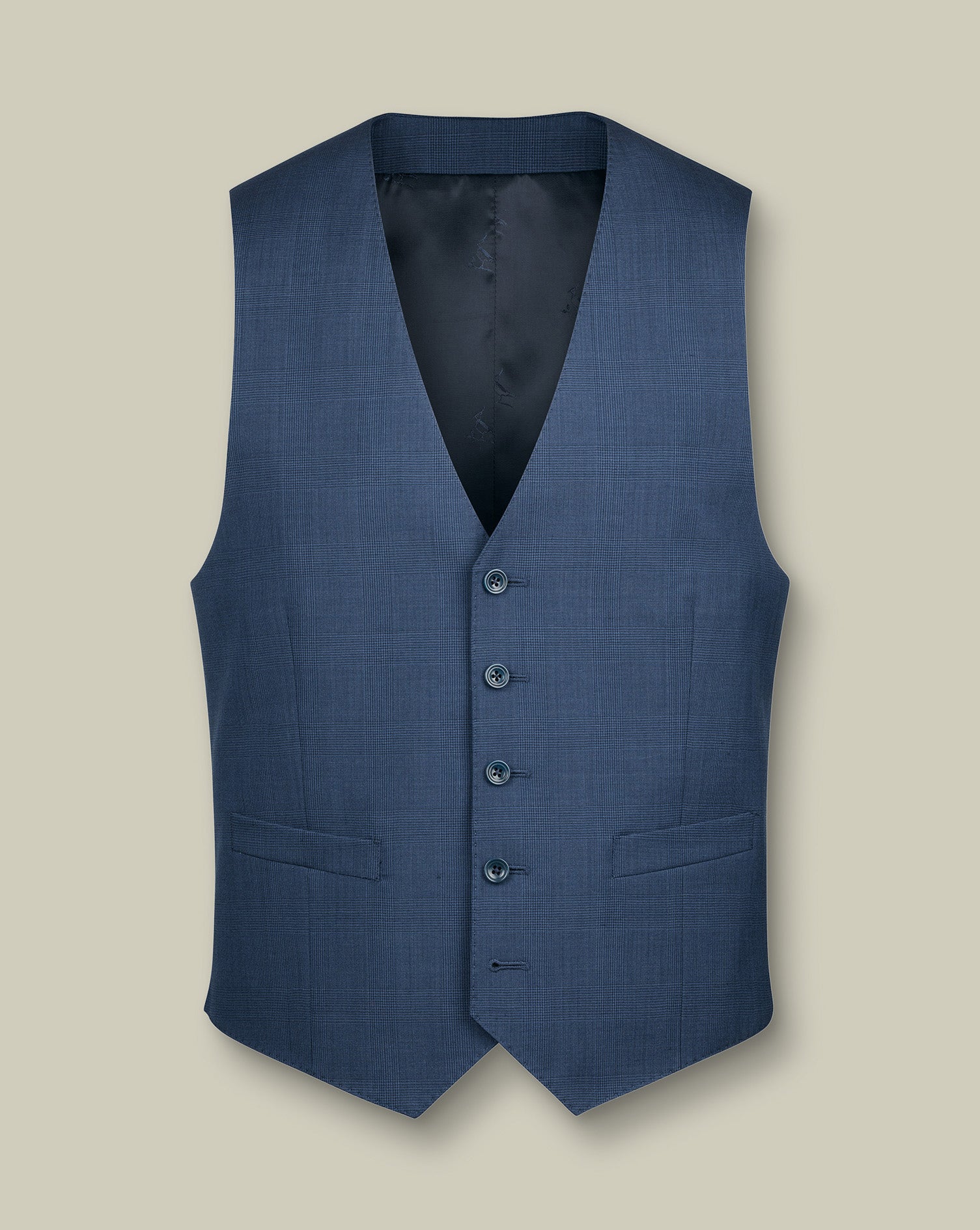 Ultimate Performance Prince Of Wales Vest Ink Blue