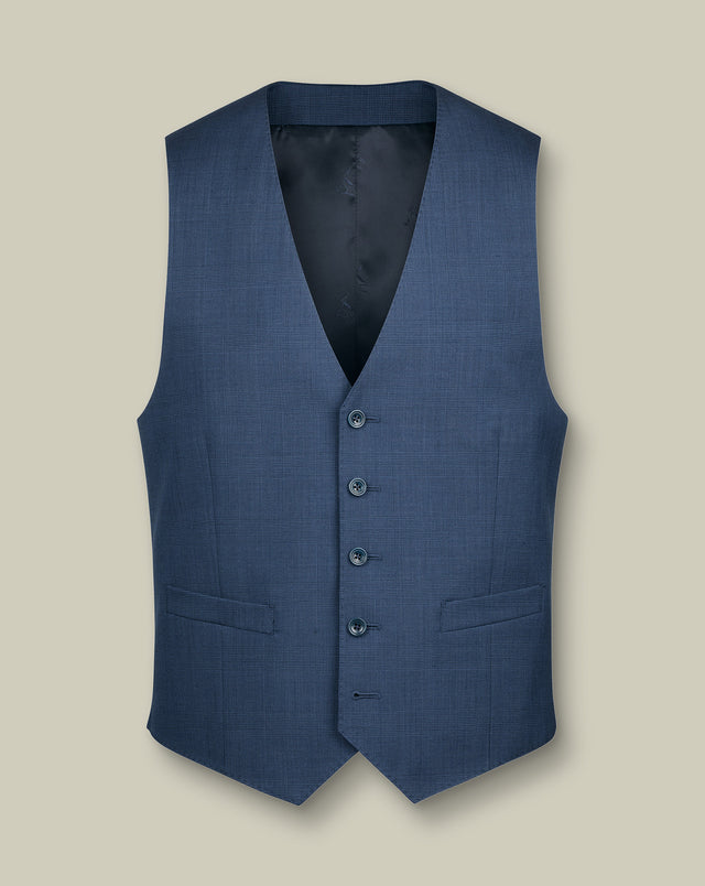 Ultimate Performance Prince of Wales Vest – Ink Blue