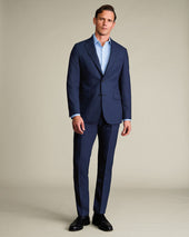 Ultimate Performance Sharkskin Suit Jacket Blue