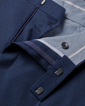 Ultimate Performance Sharkskin Suit Pants Blue