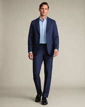 Ultimate Performance Sharkskin Suit Pants Blue