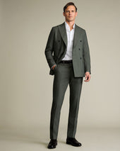 Ultimate Performance Sharkskin Suit Pants Green