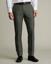 Ultimate Performance Sharkskin Suit Pants – Sage Green