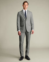 Ultimate Performance Sharkskin Suit Jacket Gray