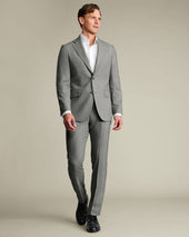 Ultimate Performance Sharkskin Suit Pants Grey