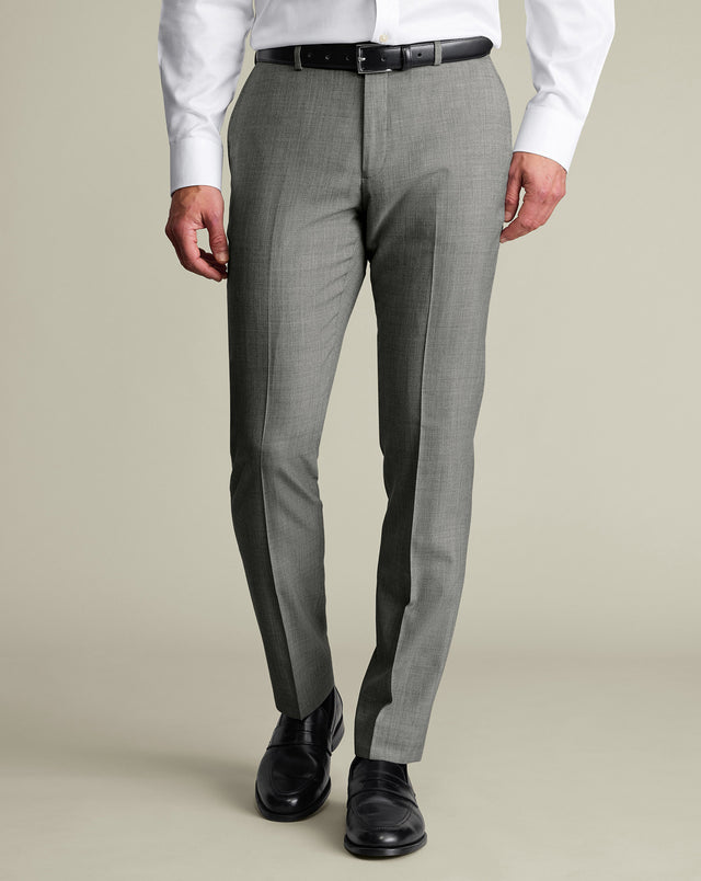 Ultimate Performance Sharkskin Suit Pants – Gray