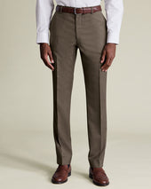 Ultimate Performance Herringbone Suit Mocha