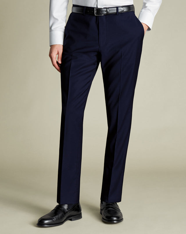 Italian Luxury Suit Pants - Dark Navy