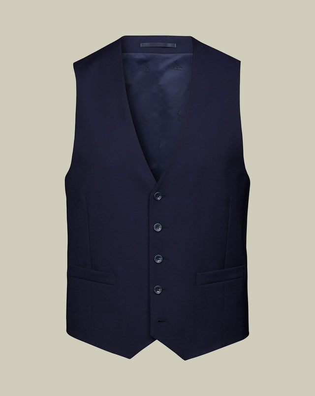 Italian Luxury Suit Vest - Dark Navy