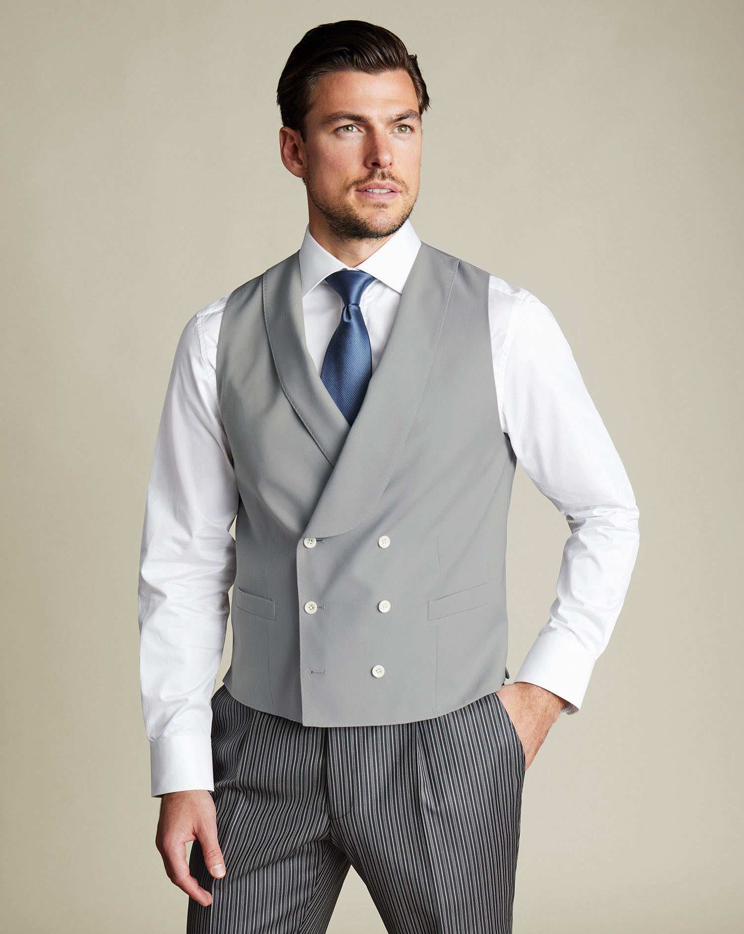 Morning Suit Vest Gray
