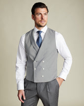 Morning Suit Vest - Light Gray