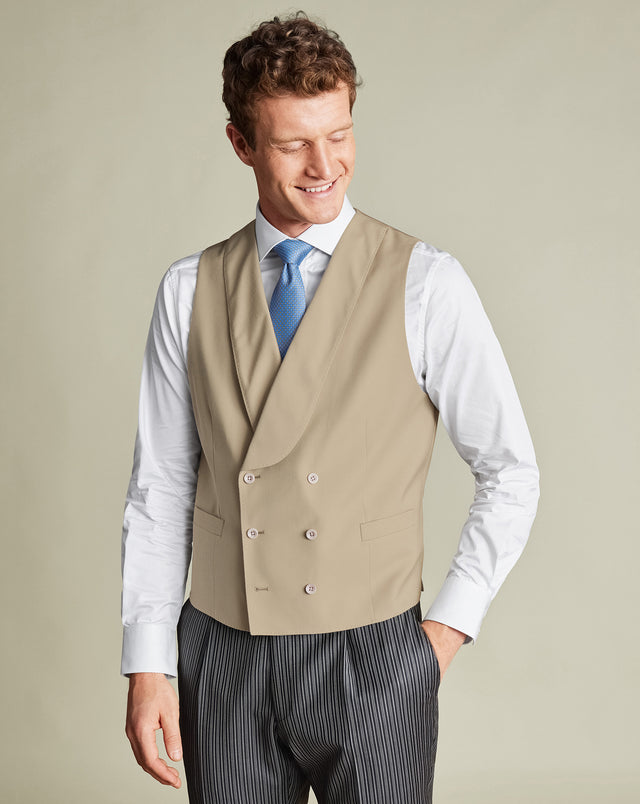 Morning Suit Vest - Sand