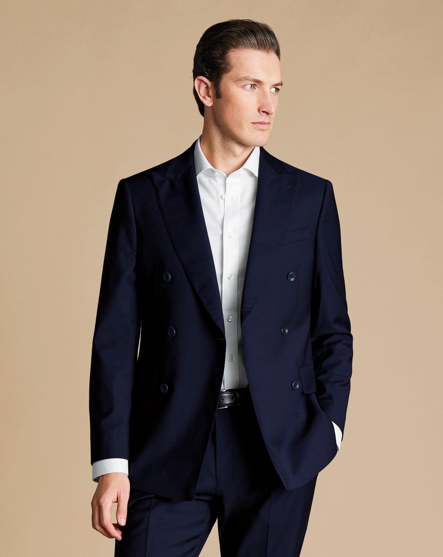 Double Breasted Italian Suit Jacket