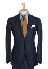 Men's Blue Wool Suit