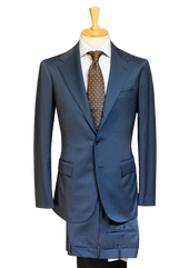 Blue Wool Suit