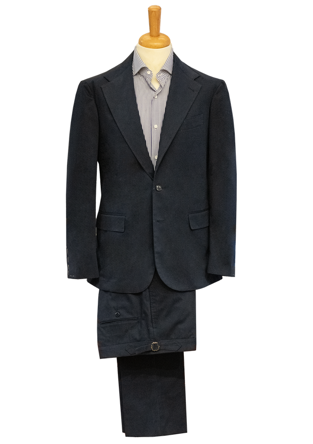 Blue Cotton Suit